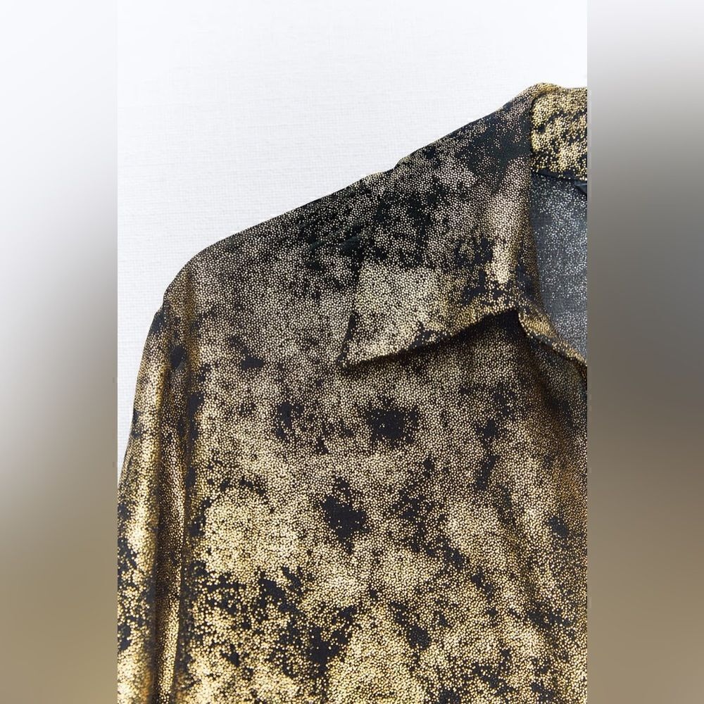 ZARA FOIL SHIRT - Picture 6 of 7
